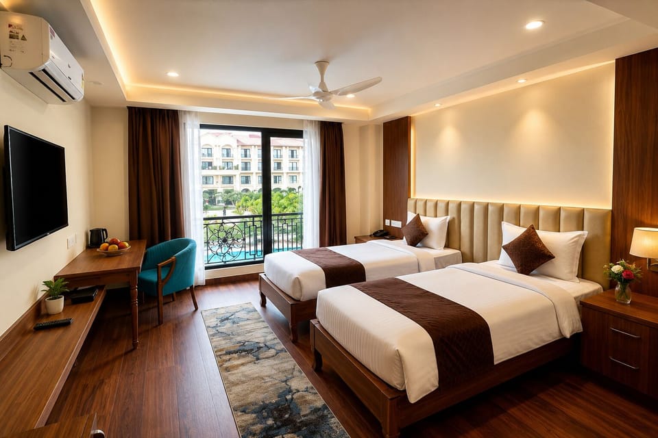 Standard Double or Twin Room | Laptop workspace, WiFi (free)