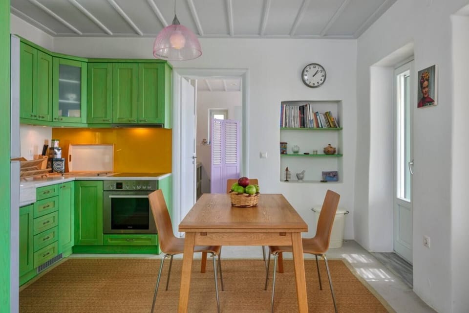 open kitchen area