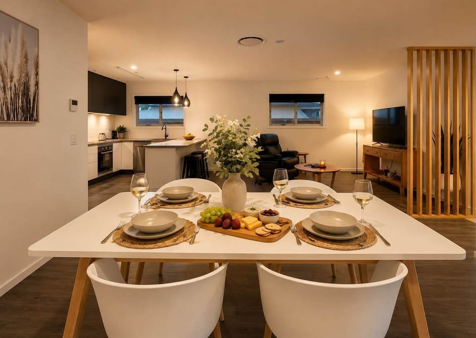 Enjoy the company-6 seater table and chairs