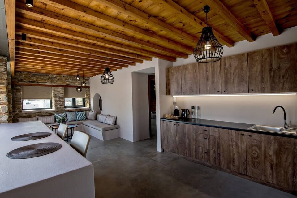 open kitchen area 