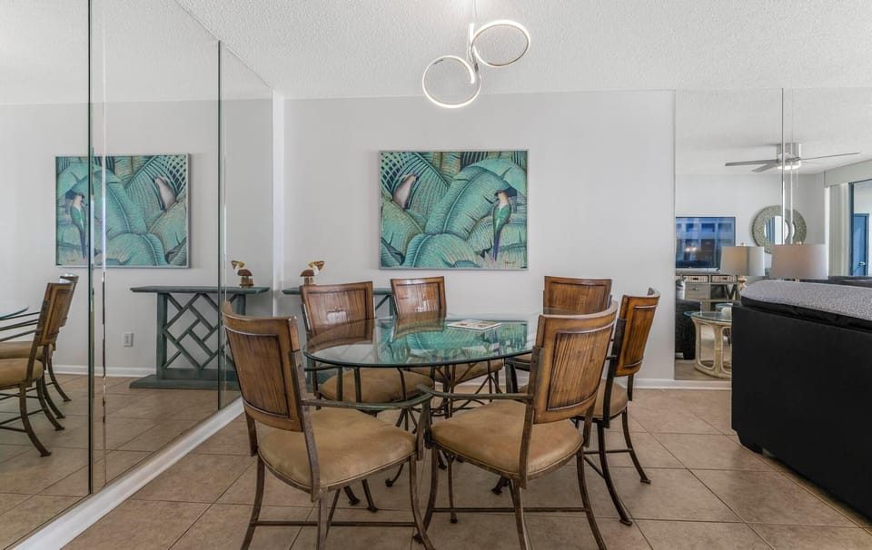 Dining table for six