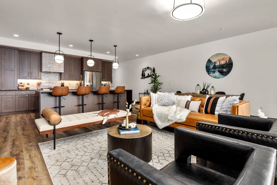 Appreciate the locally inspired artwork handpicked to decorate this condo