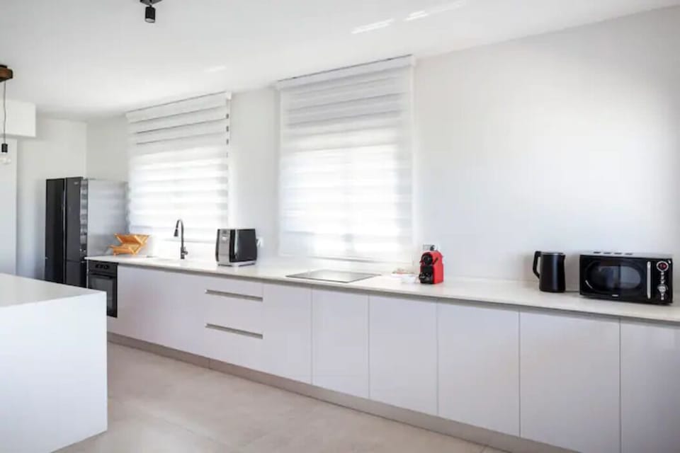 Luxury Apartment | Private kitchenette | Full-size fridge, microwave, oven, stovetop