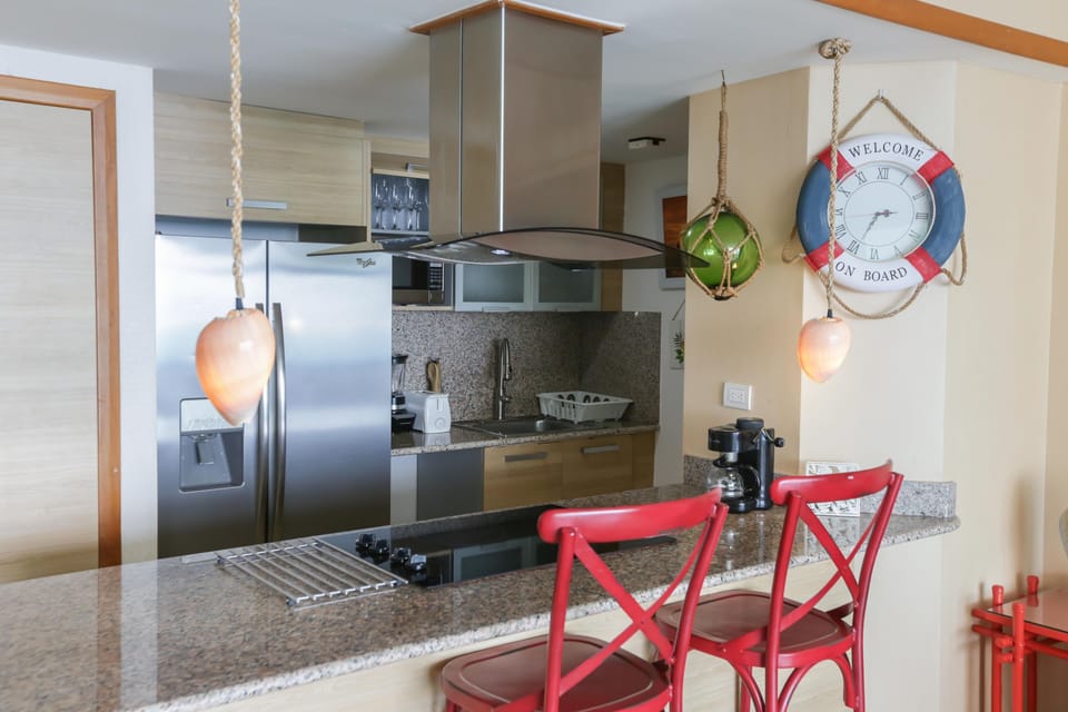 Full kitchen includes washer and dryer, coffee maker, toaster, microwave, etc.