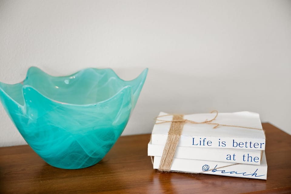 Beach-inspired touches in every room
