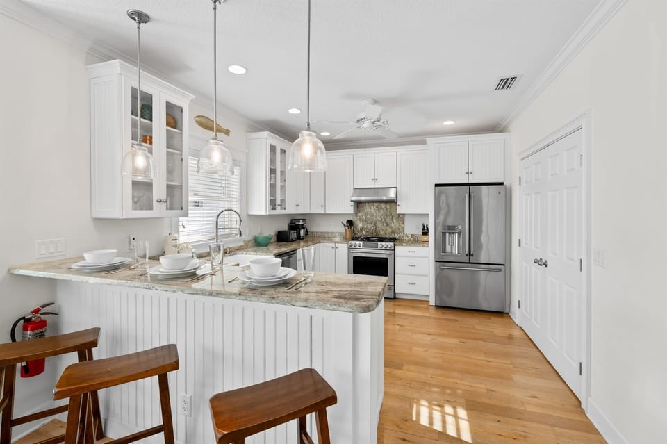Spacious kitchen designed for easy meals