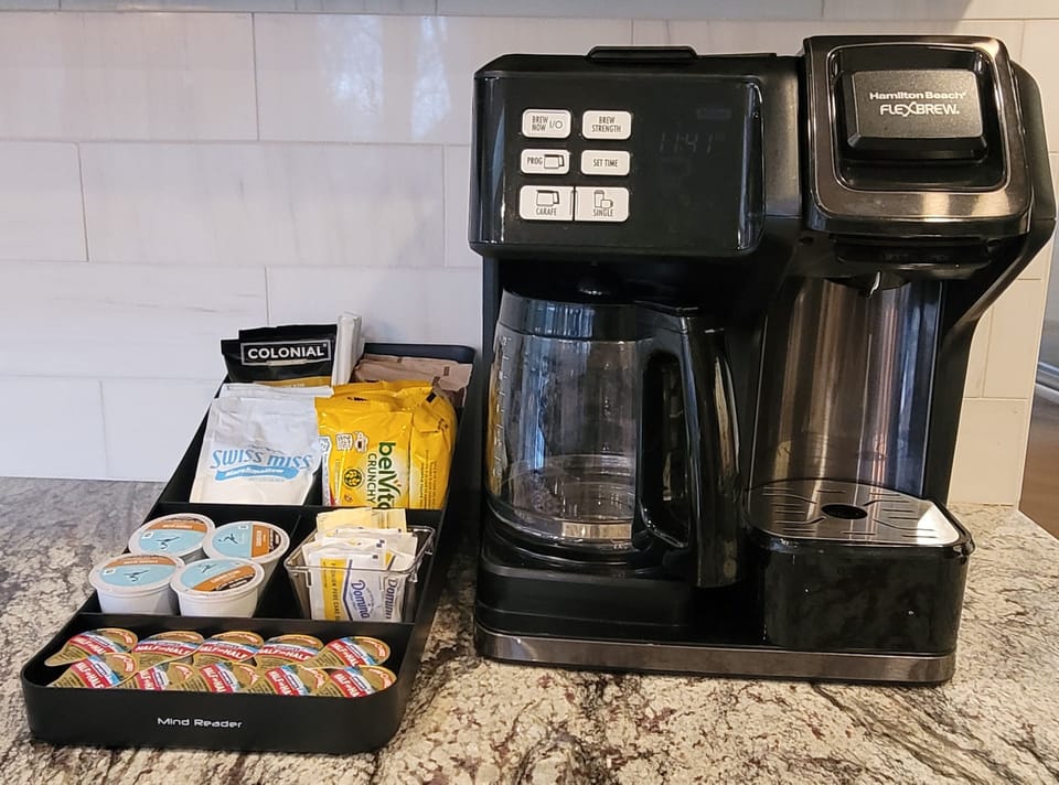 Coffee/Snack Bar awaits with grab and go treats for a quick pick-me-up.