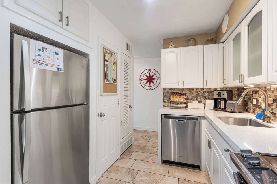 Fully stocked kitchen