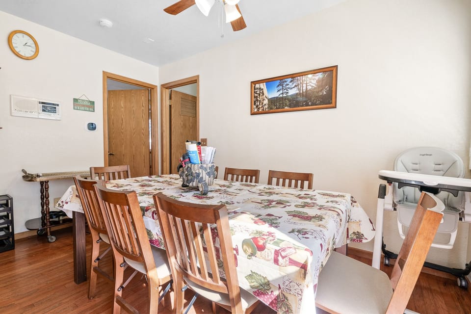 Dining table seats up to 10