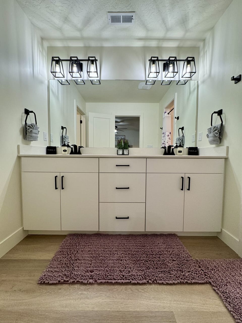 Master bath vanity