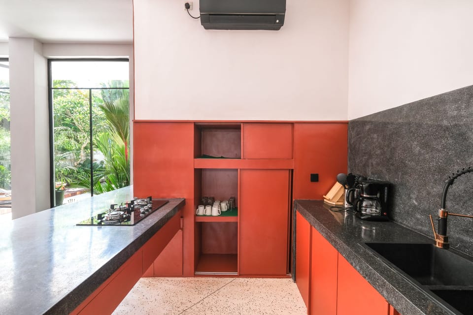 Villa, 4 Bedrooms | Private kitchen | Fridge, microwave, stovetop, coffee/tea maker