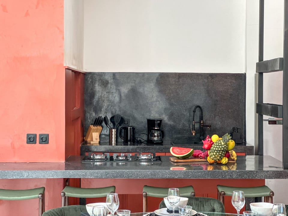 Villa, 4 Bedrooms | Private kitchen | Fridge, microwave, stovetop, coffee/tea maker