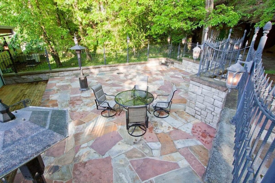 Patio with View of Cave Top Right