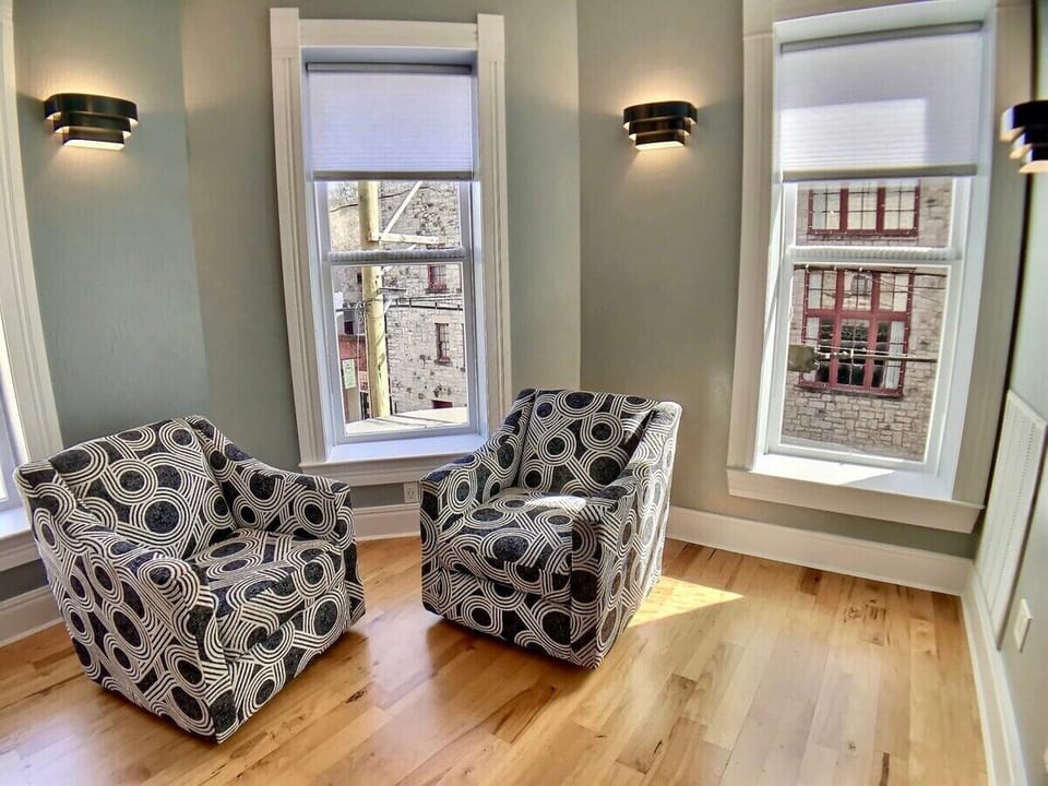 Cozy seating area