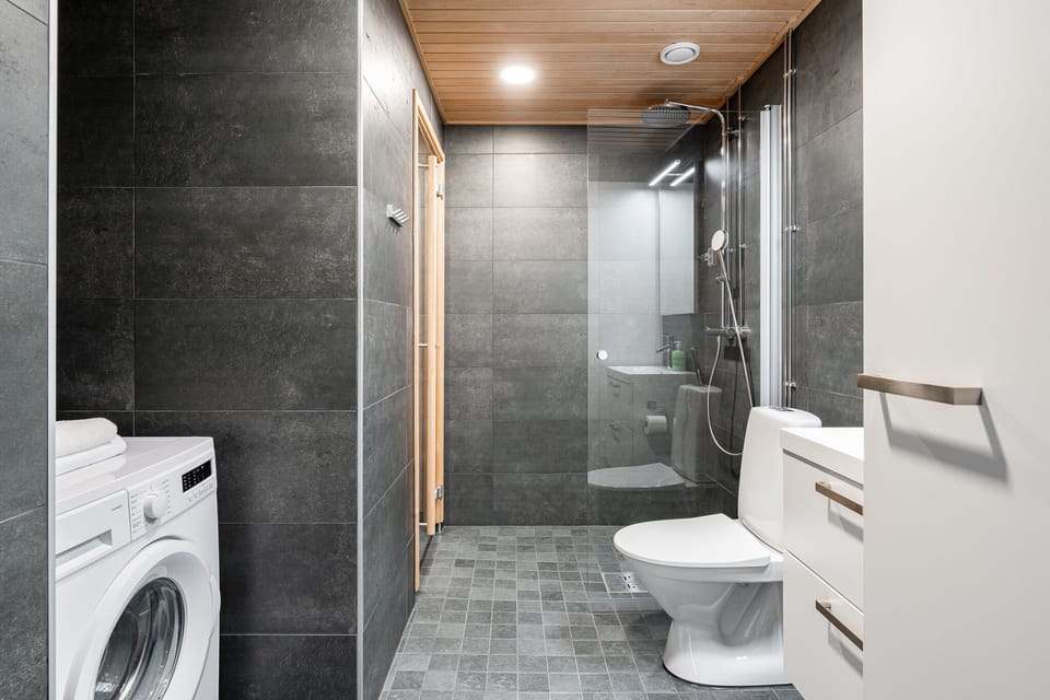 Spacious 2BR at Tammela Stadium - Sauna & Balcony Apartment in Finland