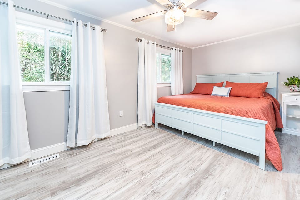 Main Bedroom with half bath.