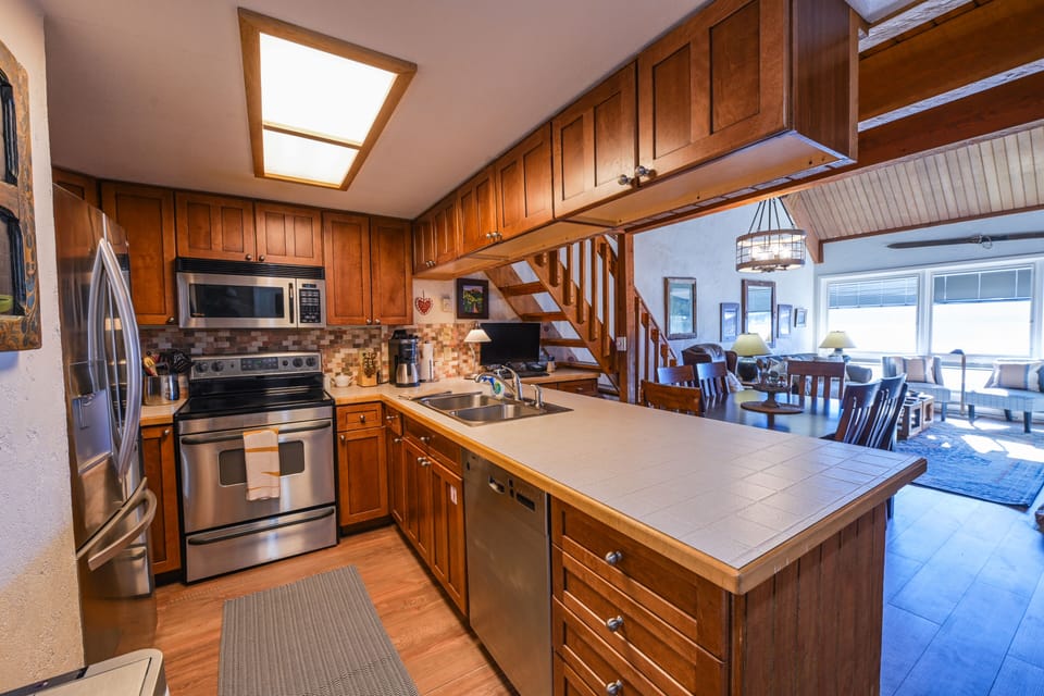 Cozy kitchen with everything you need to whip up a memorable meal