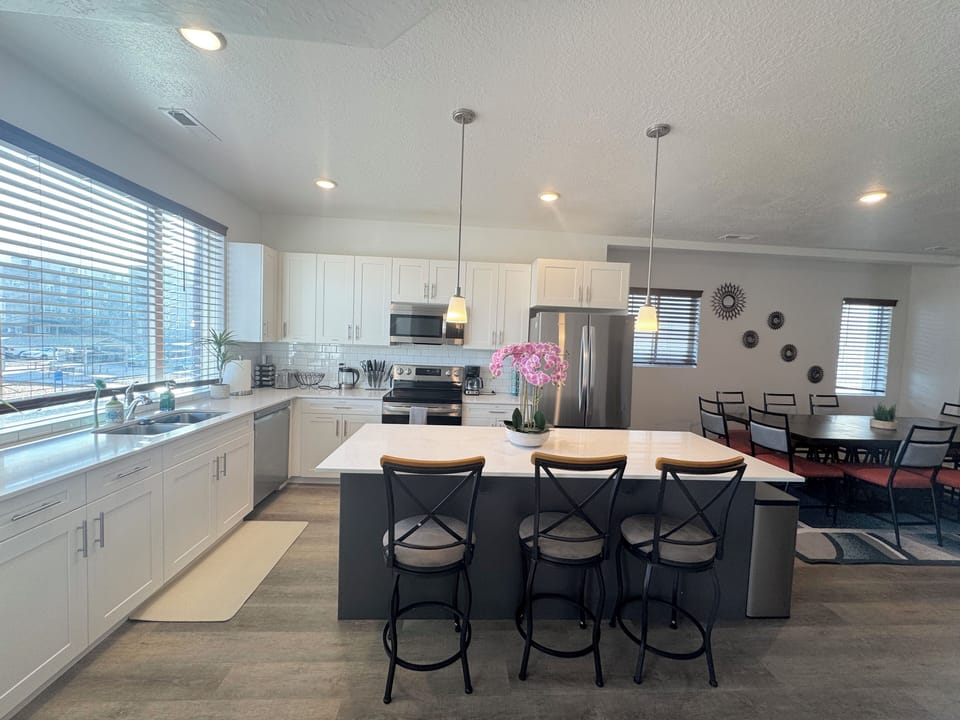 Kitchen area on 2nd floor. 