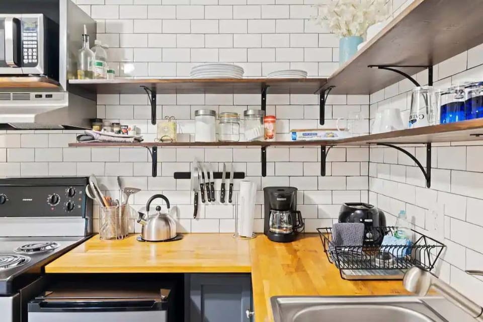 Complimentary locally roasted coffee in all of our suites.