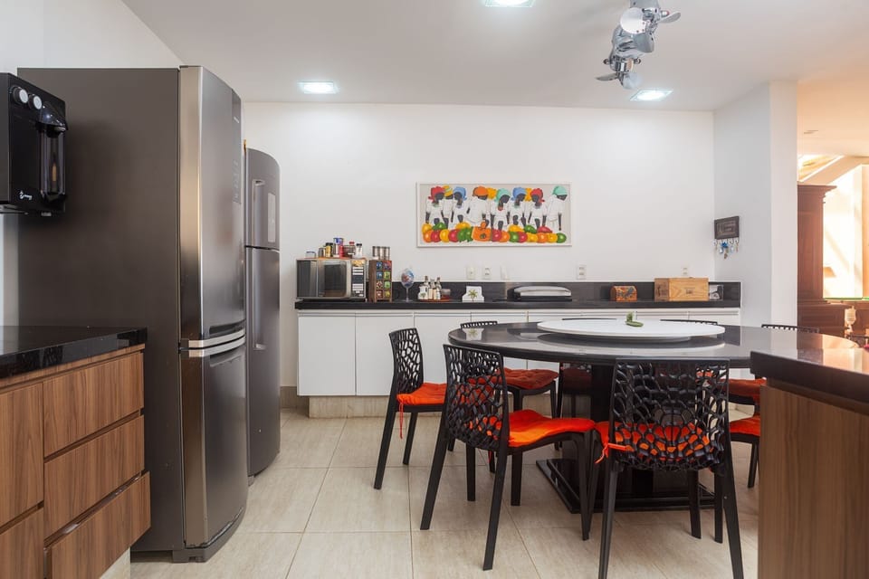 Villa | Private kitchen | Full-size fridge, microwave, oven, dishwasher