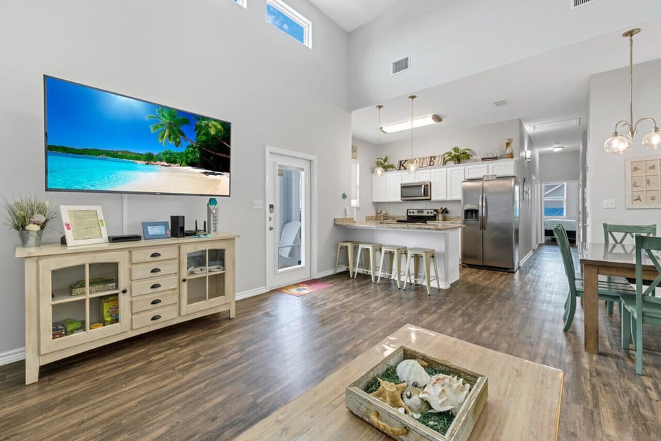 Living Room into Kitchen