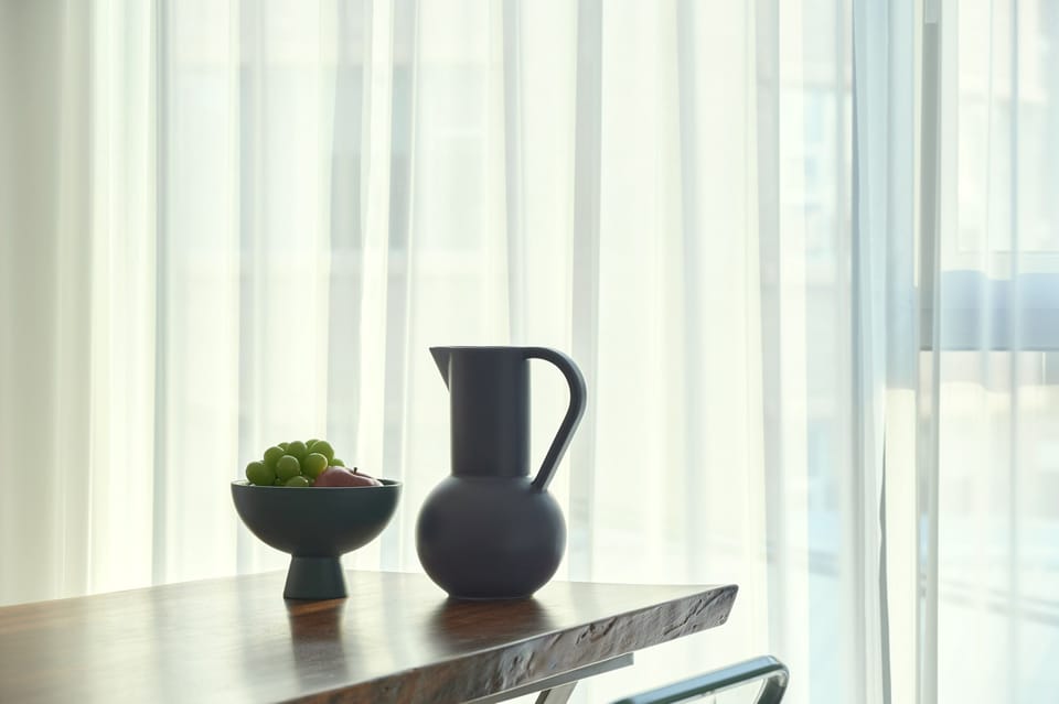 Apartment | Living area | 52-inch flat-screen TV with cable channels
