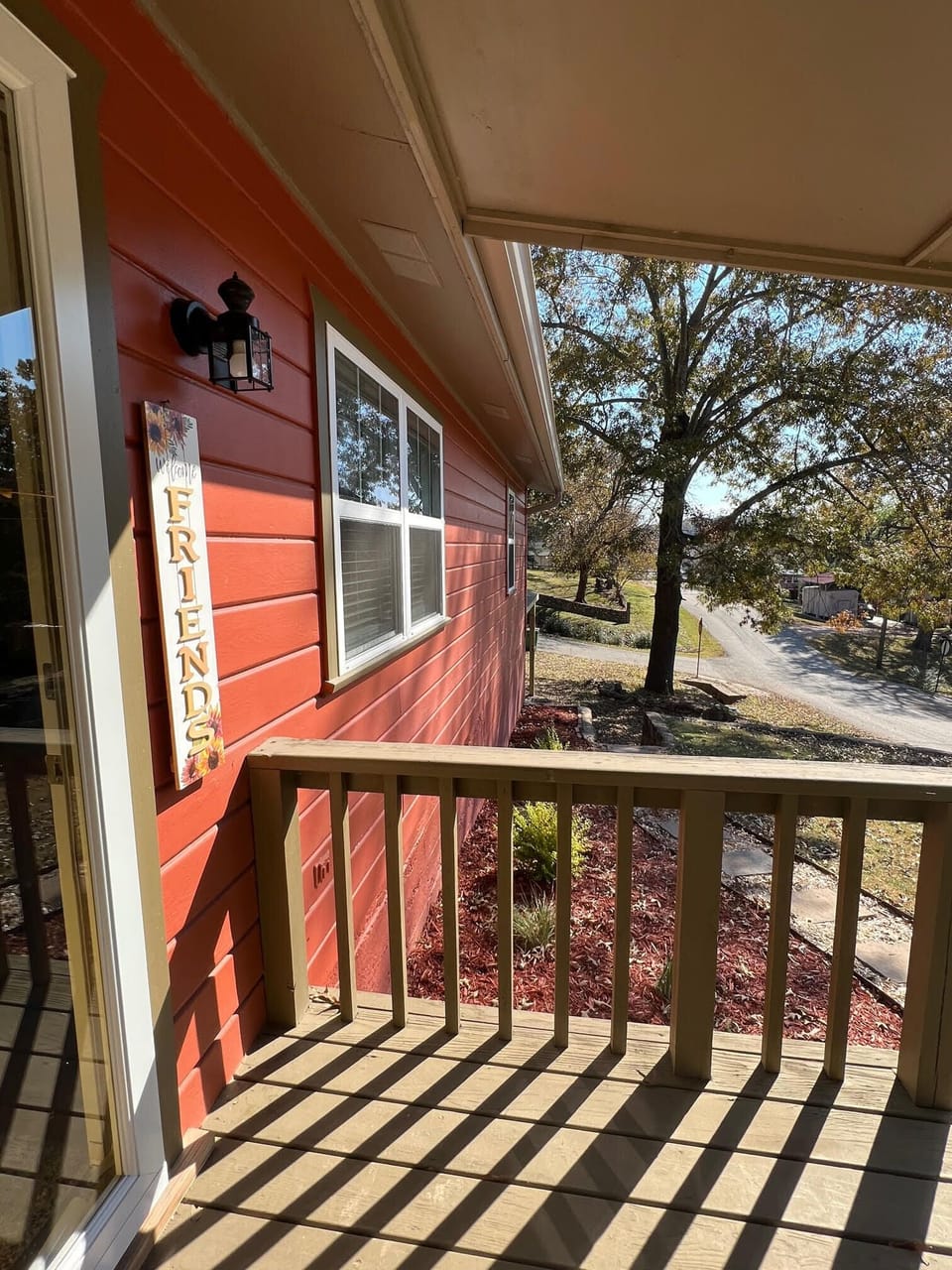 view of neighborhood from front door