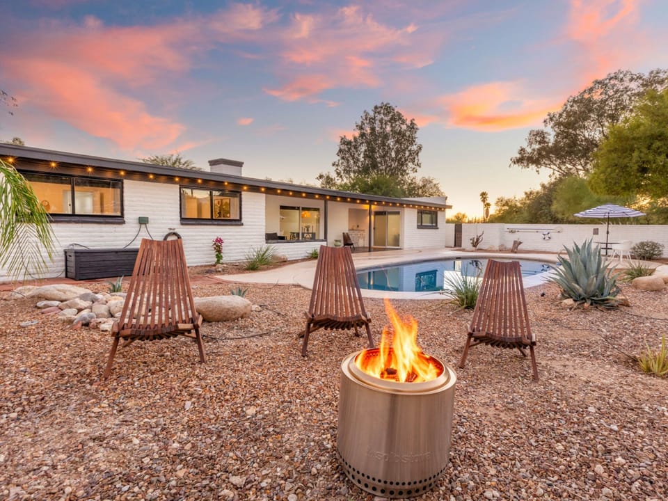 Make memories with poolside fun by day and fireside stories by night!