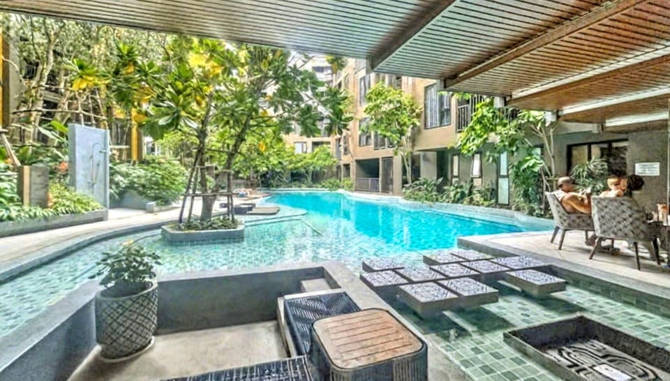 Apartment, 1 Bedroom, Accessible, Balcony | Pool | Outdoor pool