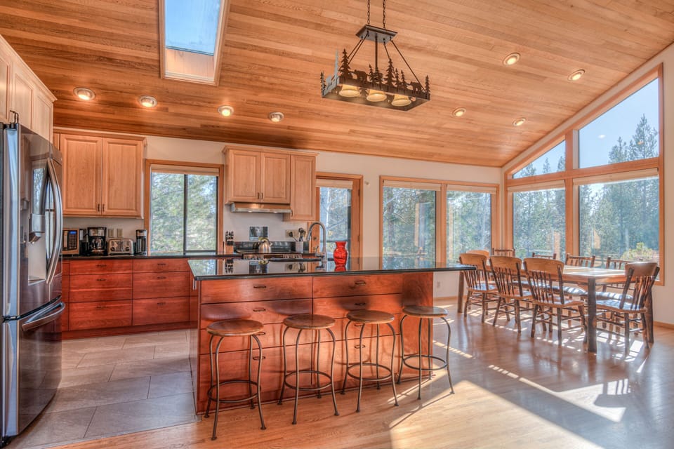 Kitchen  Dining room view