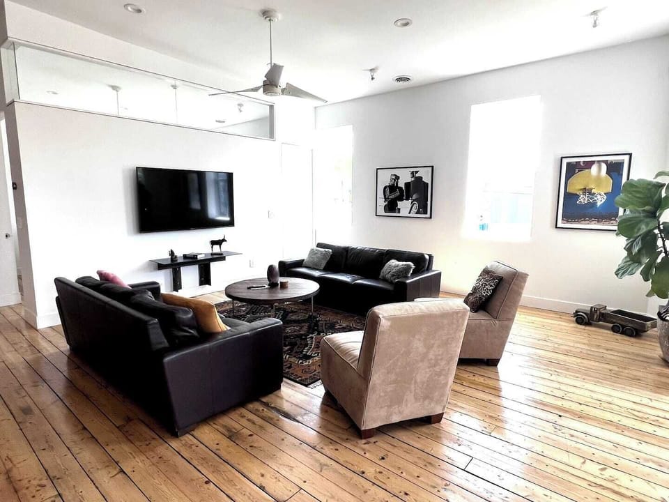 Open floor plan living room
