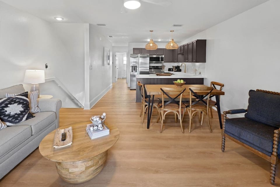 Cook in the open-concept layout where the kitchen, dining, and living all flow together — nobody misses the conversation.