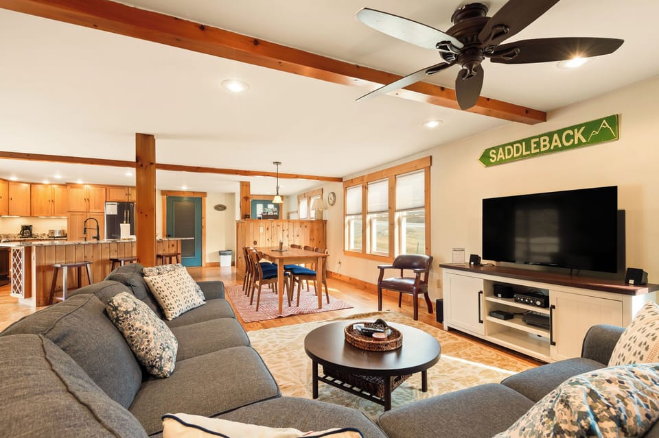 Living Room with smart tv