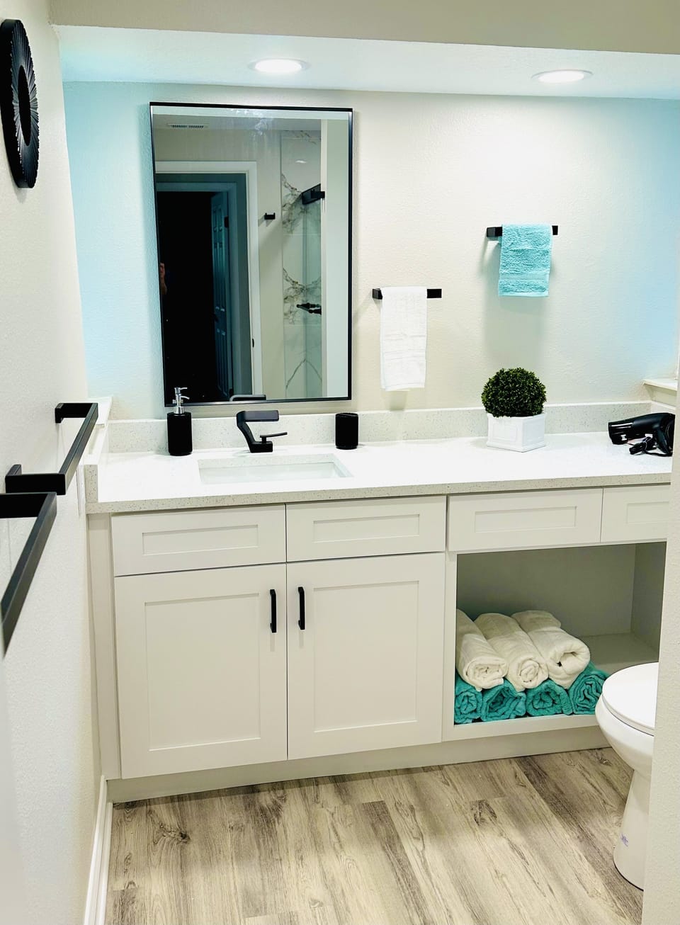Luxury guest bathroom