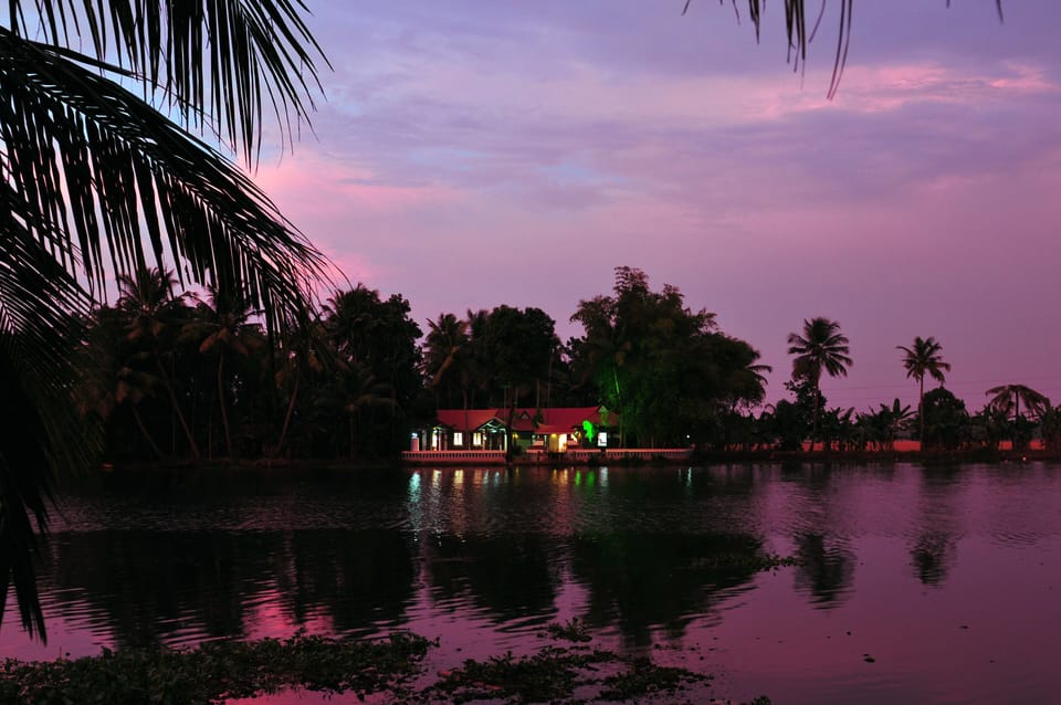 Front of property - evening/night