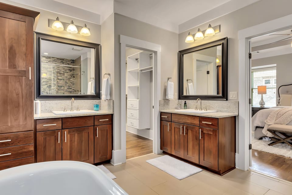 Master Bath - His and Hers Vanity