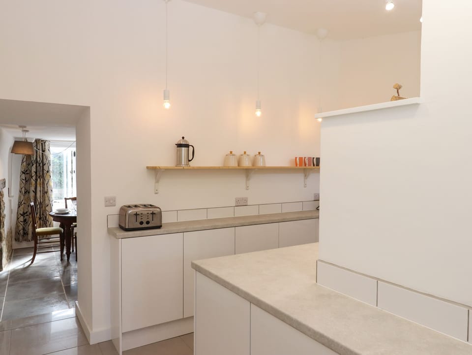 Fridge, dishwasher, electric kettle, toaster