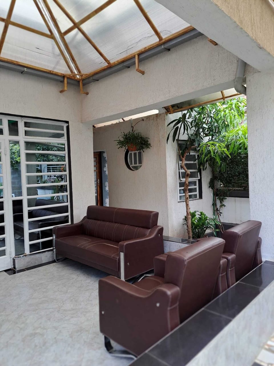 Family Bungalow | Living area | 24-inch Smart TV with digital channels