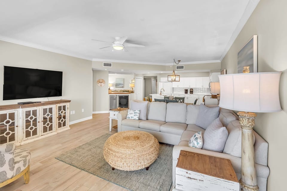 Coastal living at its finest, with stunning ocean views and a comfortable living space.