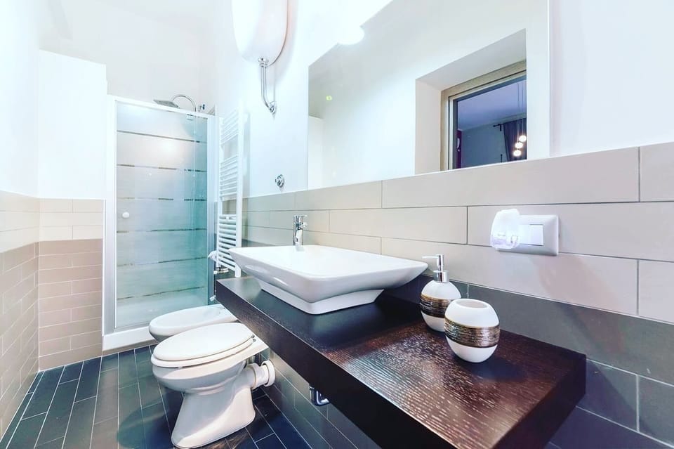 Rainfall showerhead, hair dryer, bathrobes, bidet