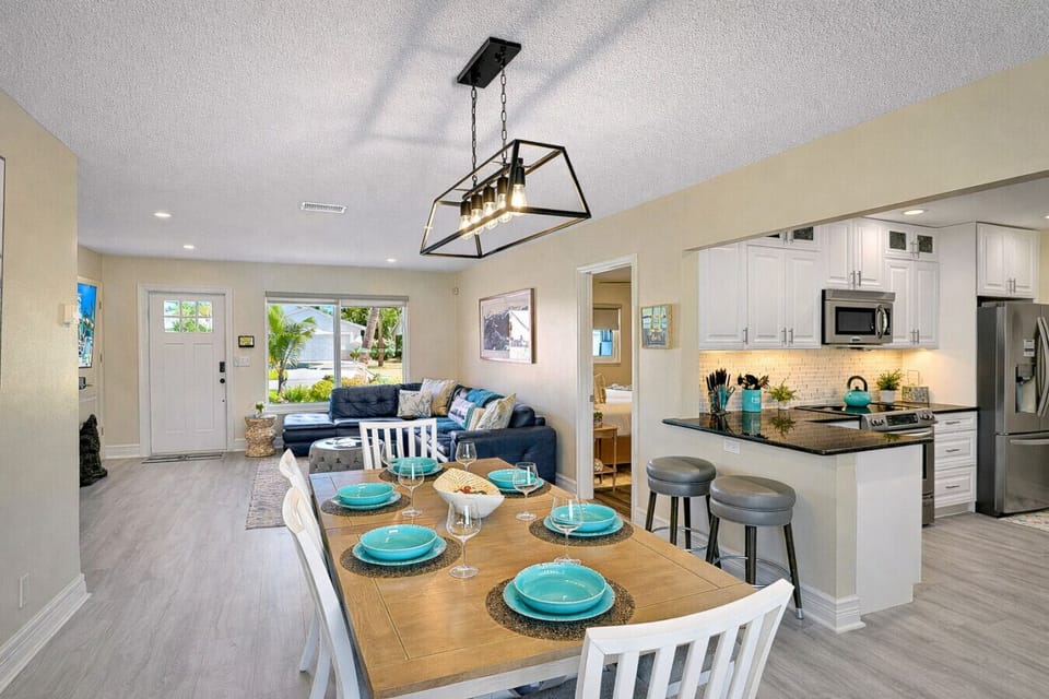 How about sitting up at the breakfast bar with seating for 2 and engaging with whoever is cooking up your meals! The open space concept allows for everyone to connect with each other no matter where the focus is.