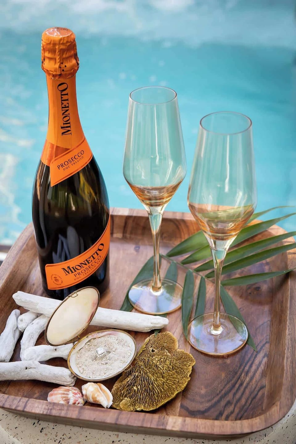 Complementary Welcome Bubbly