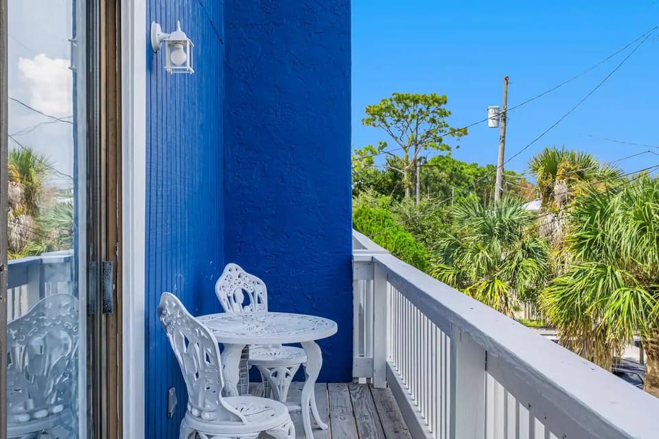 Patio access directly from the bedroom