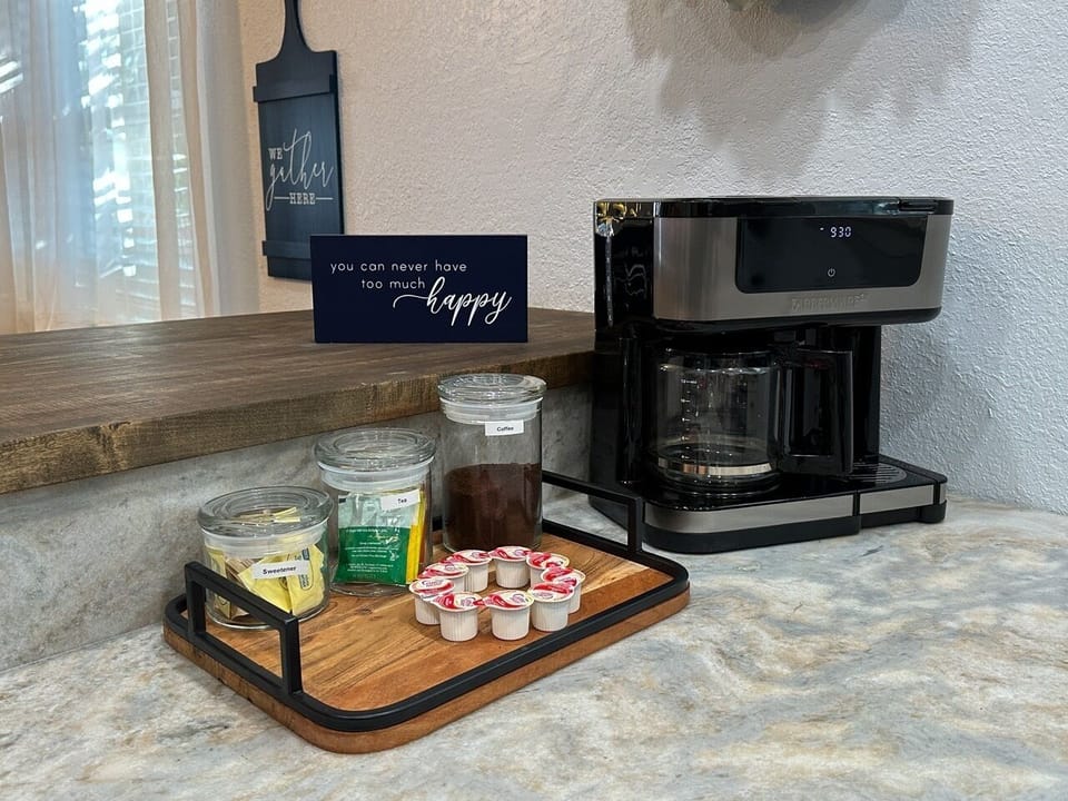 Complementary coffee bar