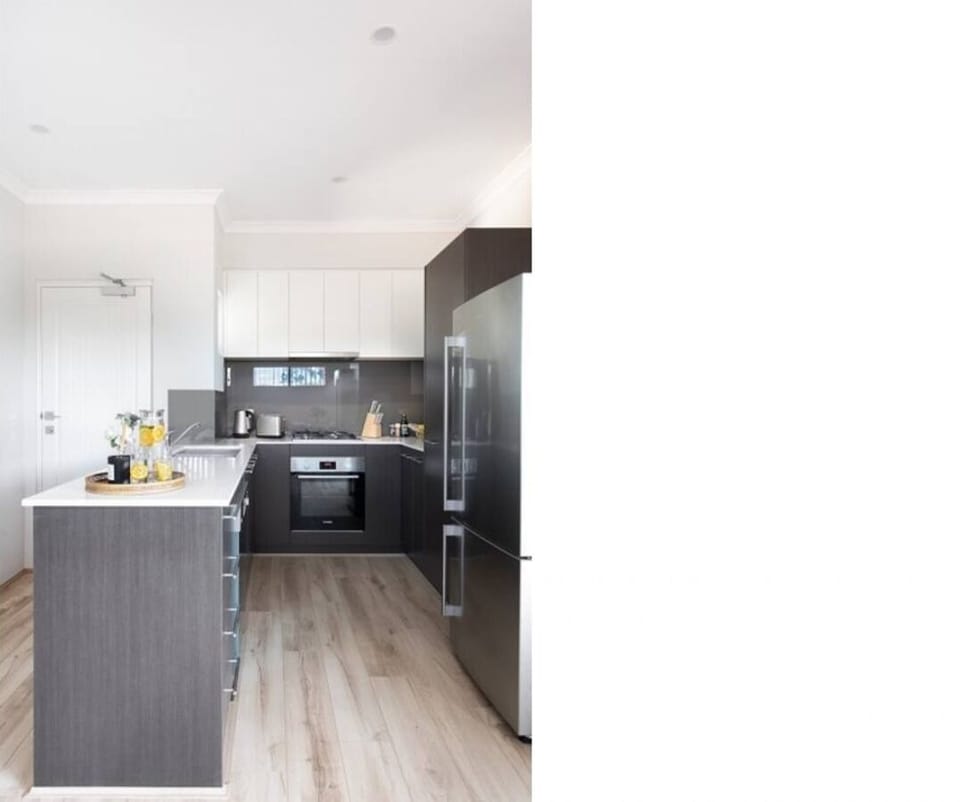 A contemporary kitchen equipped with quality appliances, generous bench space, and everything you need to feel right at home.