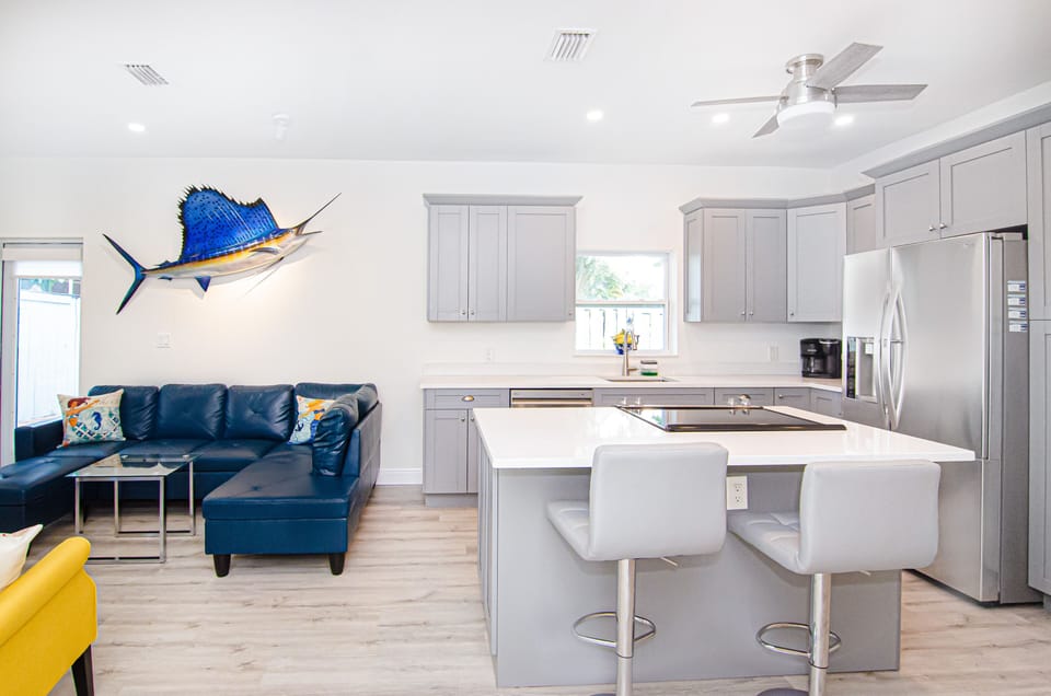 kitchen island with seating