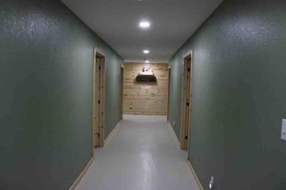wide hall for easy access to all six bedrooms