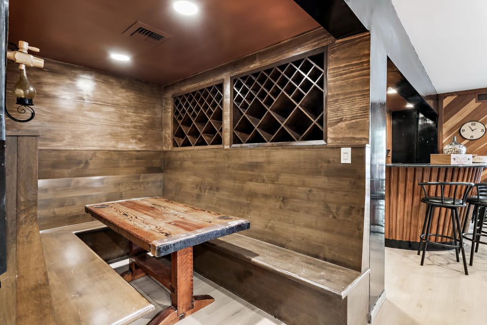 Restaurant Style Booth Seating Near The Bar