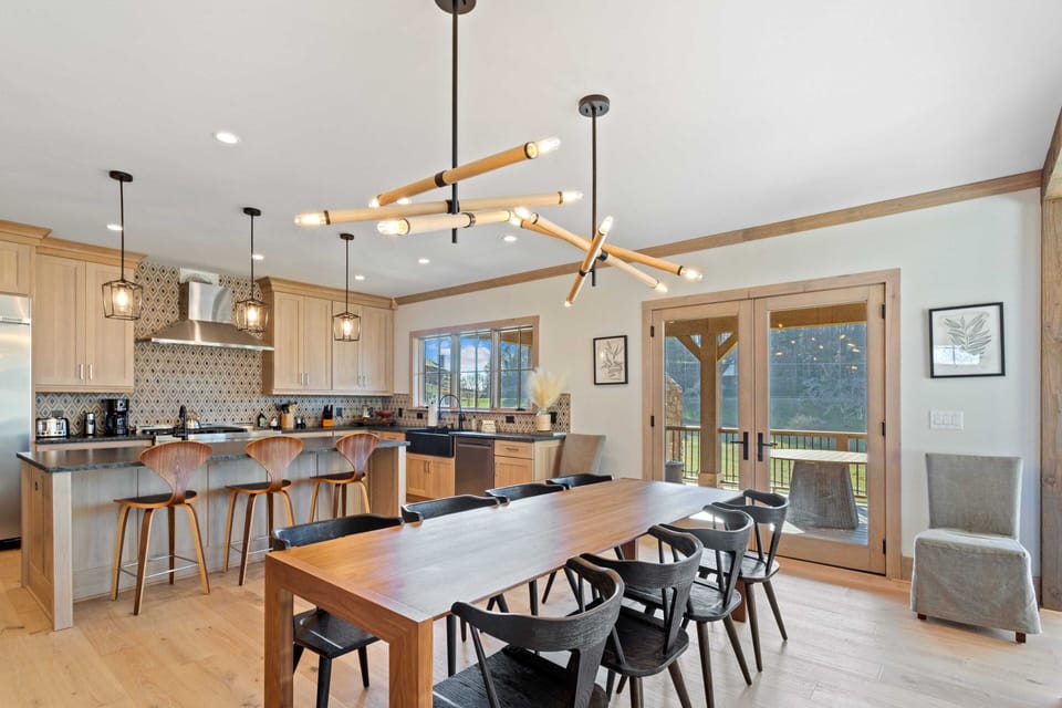 Dining Room with Access to the Back Deck