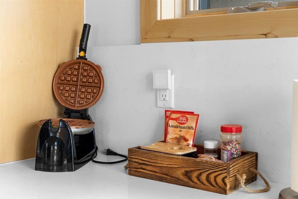 Make a waffle for breakfast- with extra sprinkles!